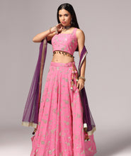 Load image into Gallery viewer, Perfect Pink n Purple Lehnga Choli