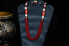 Load image into Gallery viewer, Multistring Beads Necklace Set