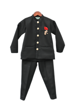 Load image into Gallery viewer, Boys Black Band Gala With Black Pant