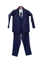 Load image into Gallery viewer, Boys Blue Coat Set