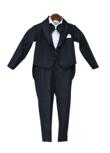 Load image into Gallery viewer, Boys Blue Coat With Pant & White Shirt