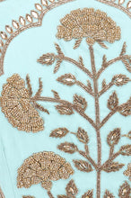 Load image into Gallery viewer, Blue Peplum Top With Skirt