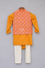 Load image into Gallery viewer, Boys Printed Nehru Jacket 