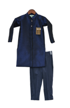 Load image into Gallery viewer, Boys Dark Blue Ajkan With Pant