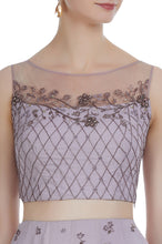 Load image into Gallery viewer, Lilac Handwork Lehanga