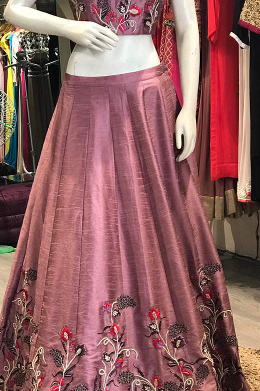 Silk skirt and crop top hotsell