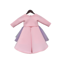 Load image into Gallery viewer, Girls Peach Unicorn Dress