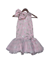 Load image into Gallery viewer, Girls Pink Glitter Gown