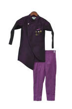 Load image into Gallery viewer, Boys Purple Ajkan With Pant