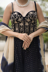 Sapphire Corset with Sharara