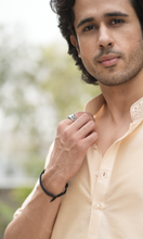 Load image into Gallery viewer, Gold Kurta with collar work and Pajama