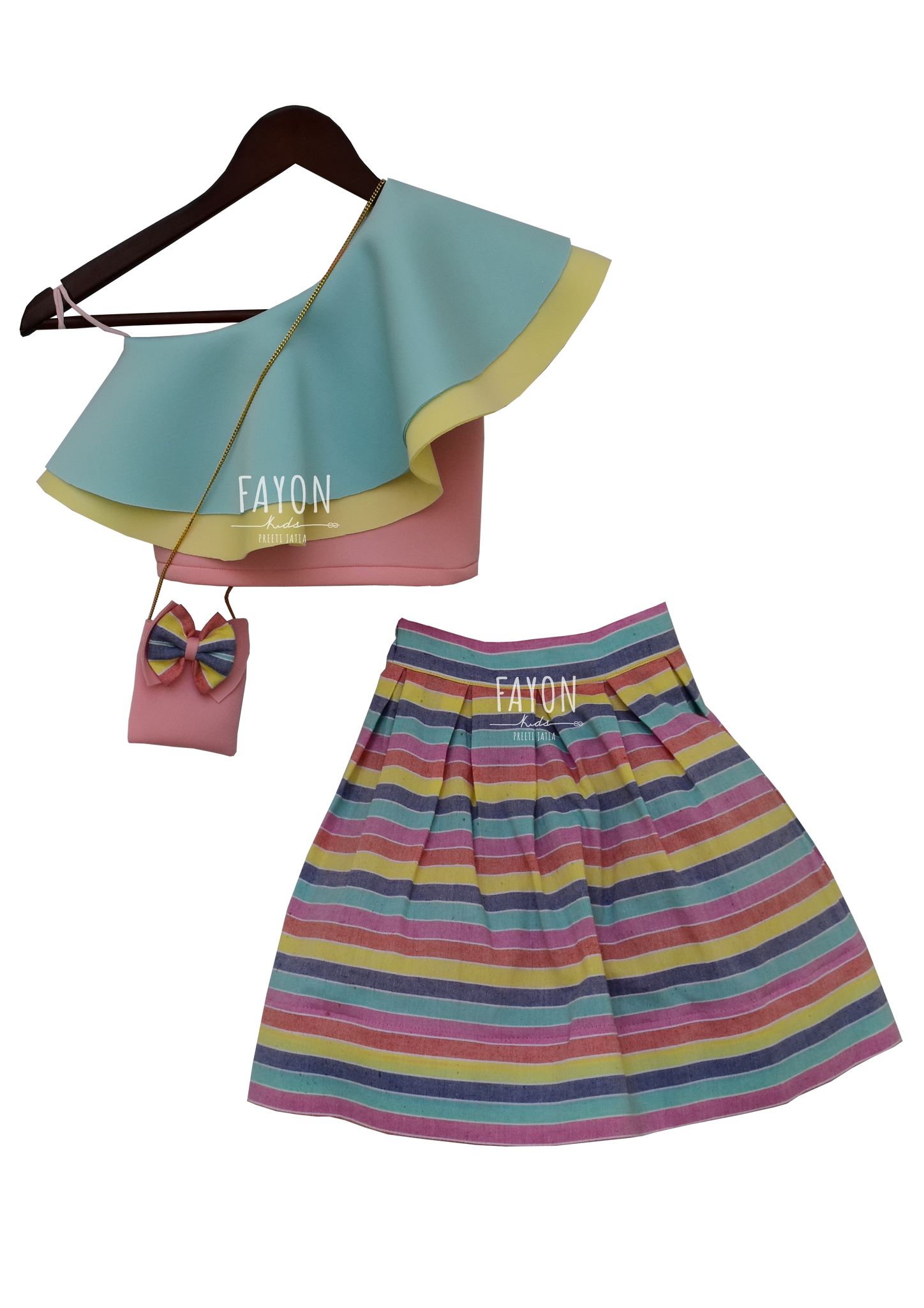 girls yellow crop top