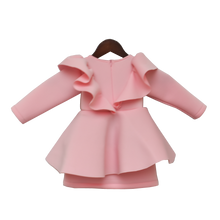 Load image into Gallery viewer, Girls Baby Pink Neoprene Dress