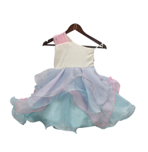 Load image into Gallery viewer, Girls Blue Mermaid Frock