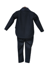 Load image into Gallery viewer, Boys Blue Coat With Pant &amp; White Shirt