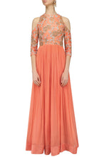 Load image into Gallery viewer, Perfect Panache - Cold Shoulder Gown Online in USA
