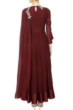 Load image into Gallery viewer, Drape Sleeves Gown