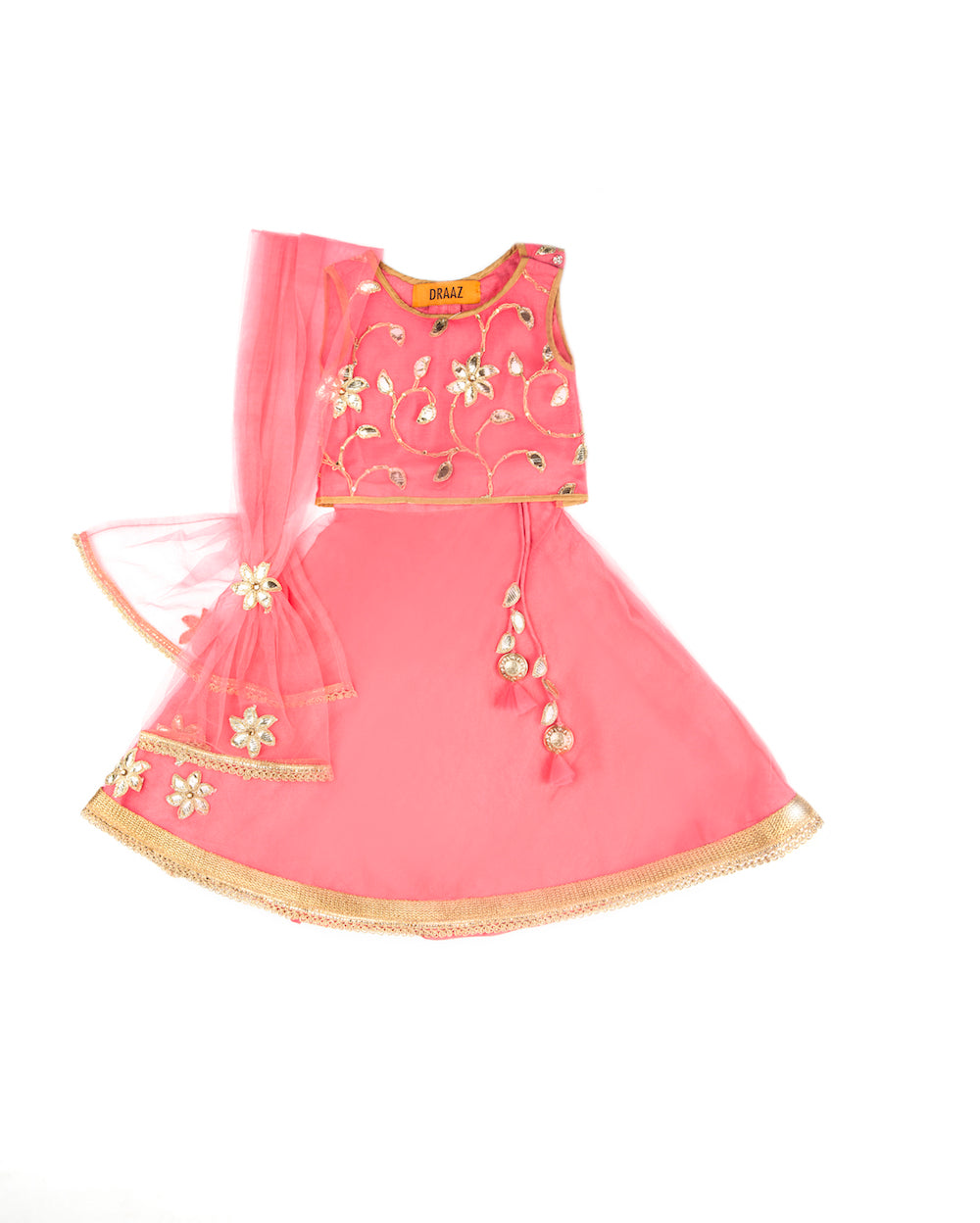 Girls Gotapati Lehenga