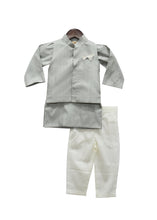 Load image into Gallery viewer, BOYS Grey Jacket With Kurta And Pant