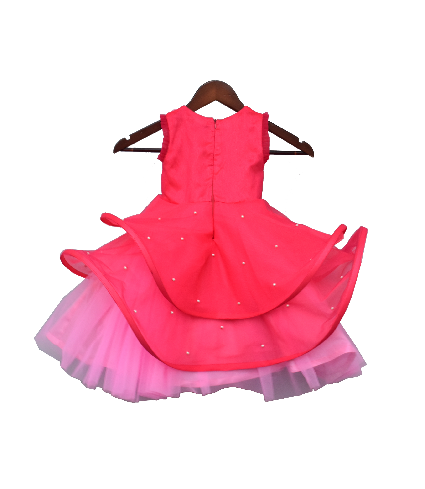 Buy SOFYANA Wish Little Girls A-Line Princess Gown Kids Birthday Maxi Long Dress  Baby Pink 3-4 Years at Amazon.in