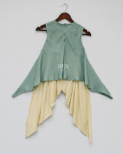 Load image into Gallery viewer, Girls Light Blue Kurti With Dhoti