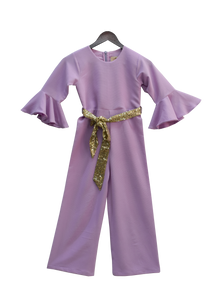 Girls Lilac Jumpsuit