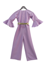 Load image into Gallery viewer, Girls Lilac Jumpsuit