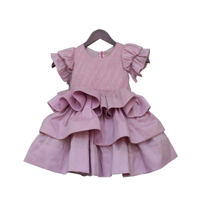 Girls Lilac Tassel Frock