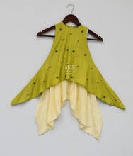 Load image into Gallery viewer, Girls Lime Green Kurti With Dhoti