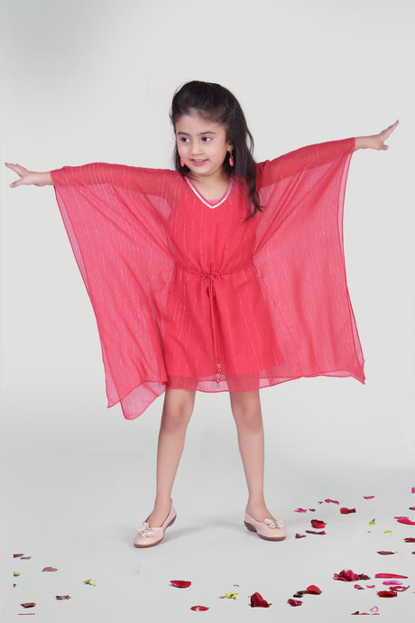 Girls Coral Kaftan For Kids