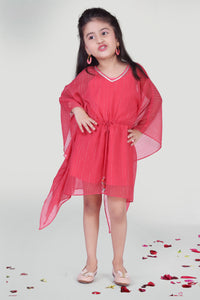 Girls Coral Kaftan For Kids