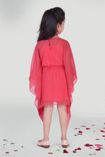 Load image into Gallery viewer, Girls Coral Kaftan For Kids