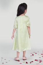 Load image into Gallery viewer, Girls Pastel Green Summer Party Dress For Girls