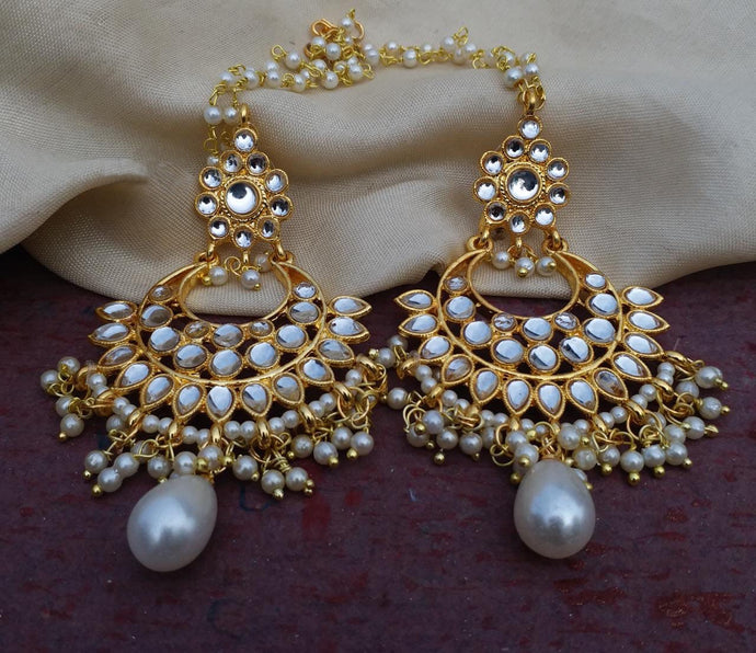 Buy Kundan Indian Party Mansi Earrings: Perfect Panache