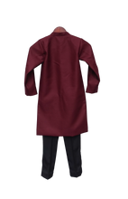 Load image into Gallery viewer, Boys Maroon Ajkan With Pant