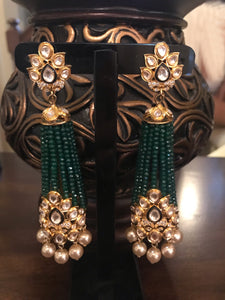 Buy Kundan Indian Party Mary Earrings: Perfect Panache