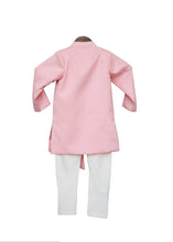 Load image into Gallery viewer, BOYS Pink Ajkan With Off White Chudidar