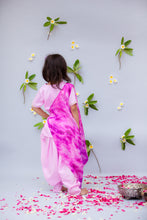 Load image into Gallery viewer, Girls Pink Croma Kurti With Dhoti