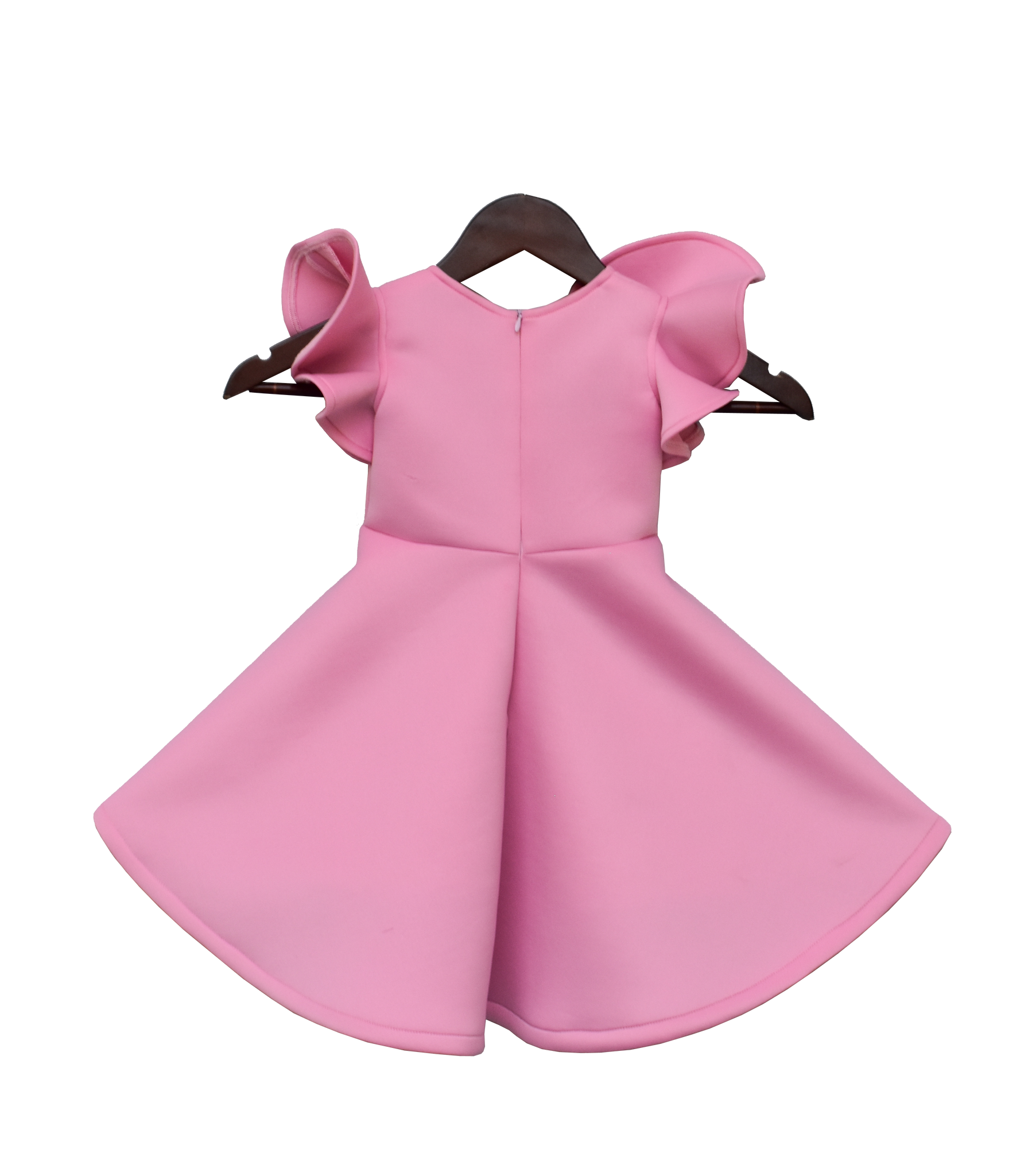 strapless open back dress Pink Stripe Halter Maternity Dress S main image 1