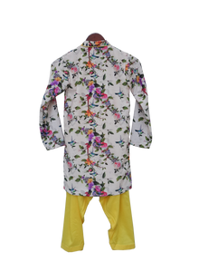 Boys Printed Kurta With Salwar