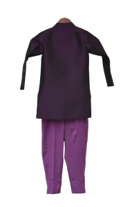 Boys Purple Ajkan With Pant