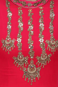 Red Pink Garara Set