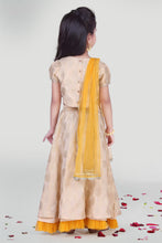 Load image into Gallery viewer, Girls Offwhite Skirt And Choli Set With Dupatta For Girls