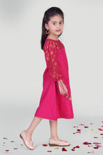 Load image into Gallery viewer, Girls Fuchsia Party Dress For Girls