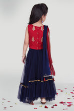 Load image into Gallery viewer, Girls Skirt And Choli Set For Girls With Dupatta