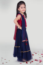Load image into Gallery viewer, Girls Skirt And Choli Set For Girls With Dupatta