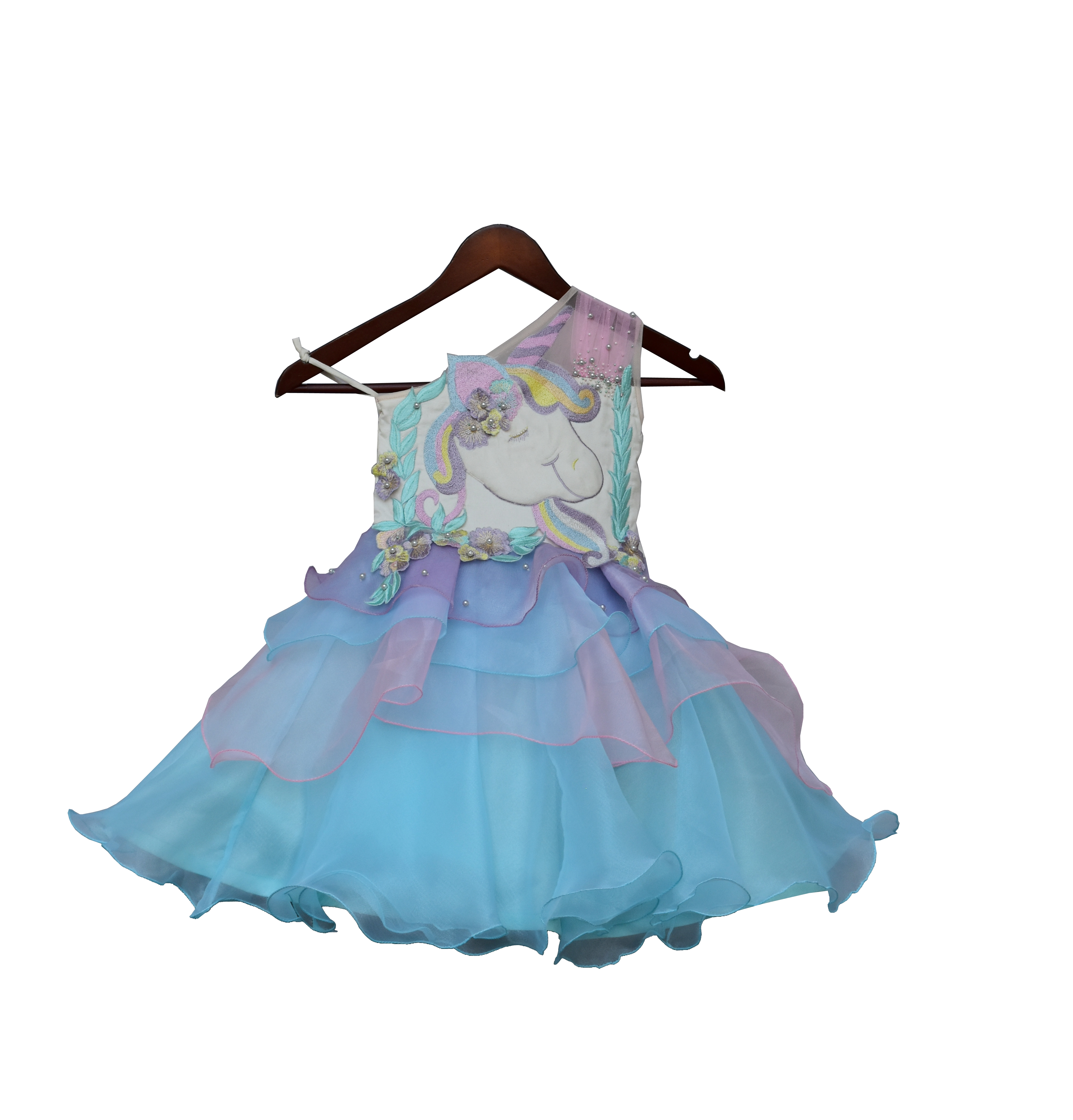 Kids Dress: Girls Unicorn Dress | Perfect Panache 1-2Y Kids Dress: Girls Unicorn Dress | Perfect Panache 1-2Y