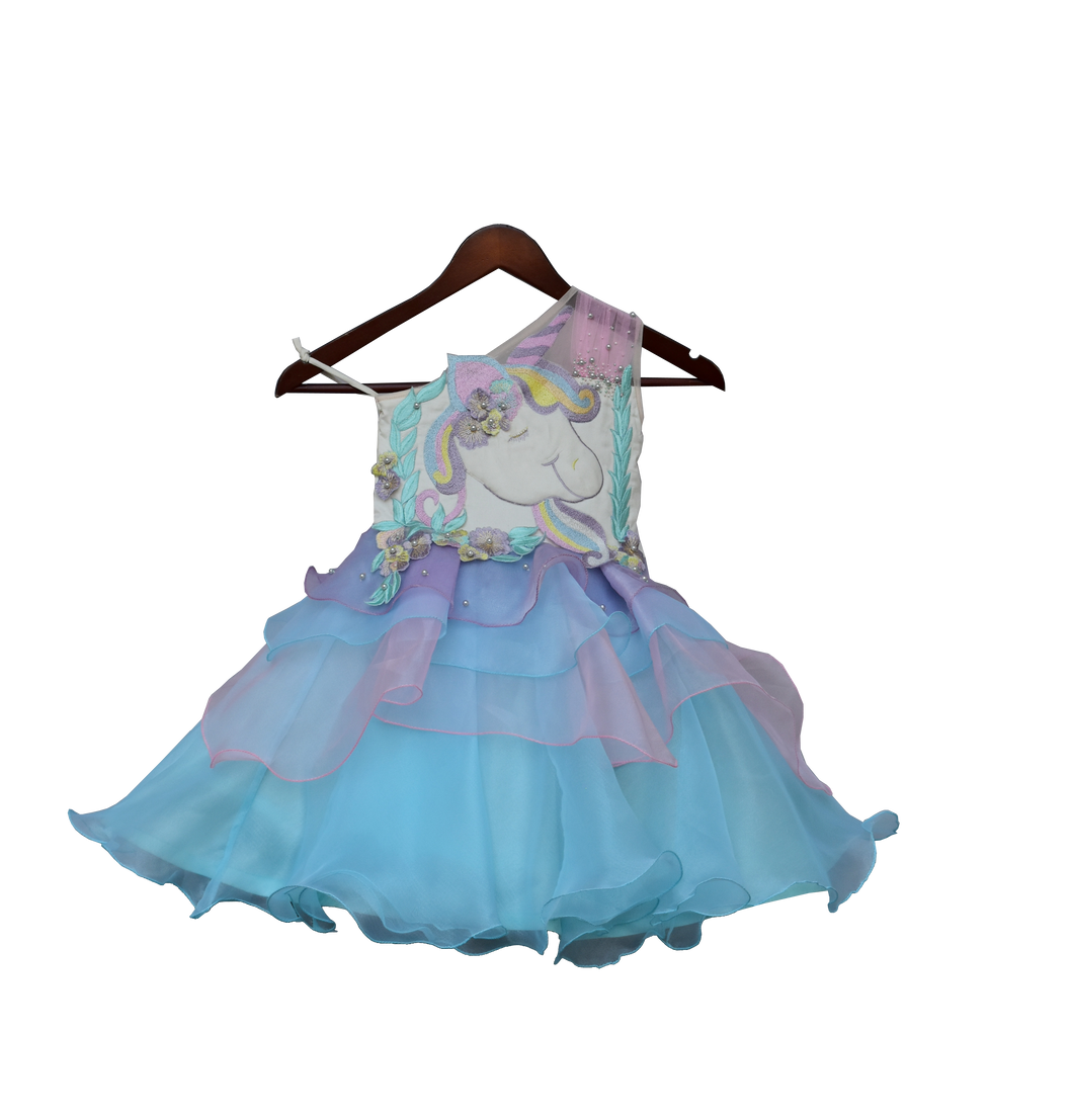 Kids Dress: Girls Unicorn Dress