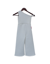 Load image into Gallery viewer, Girls White Lycra Jumpsuit