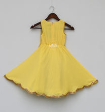 Load image into Gallery viewer, Perfect Panache Girls Yellow Anarkali Dress With Jacket